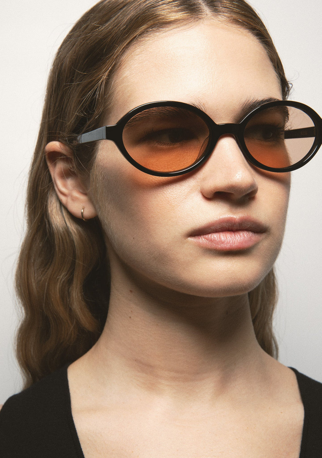Lunettes ovales Kaleos Bless noir, vue 5
