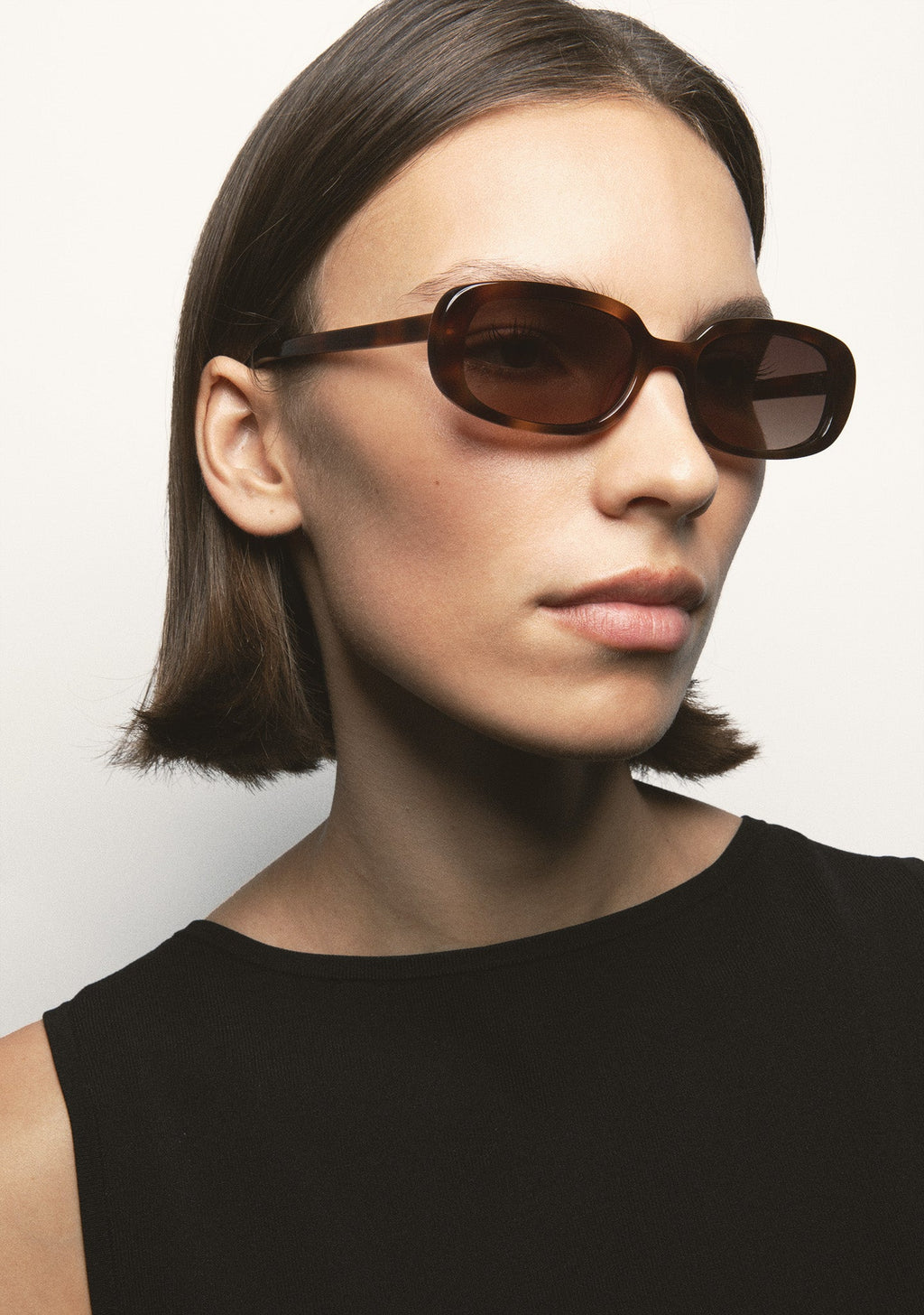 Lunettes rectangulaires Kaleos Stirling havane, vue 5
