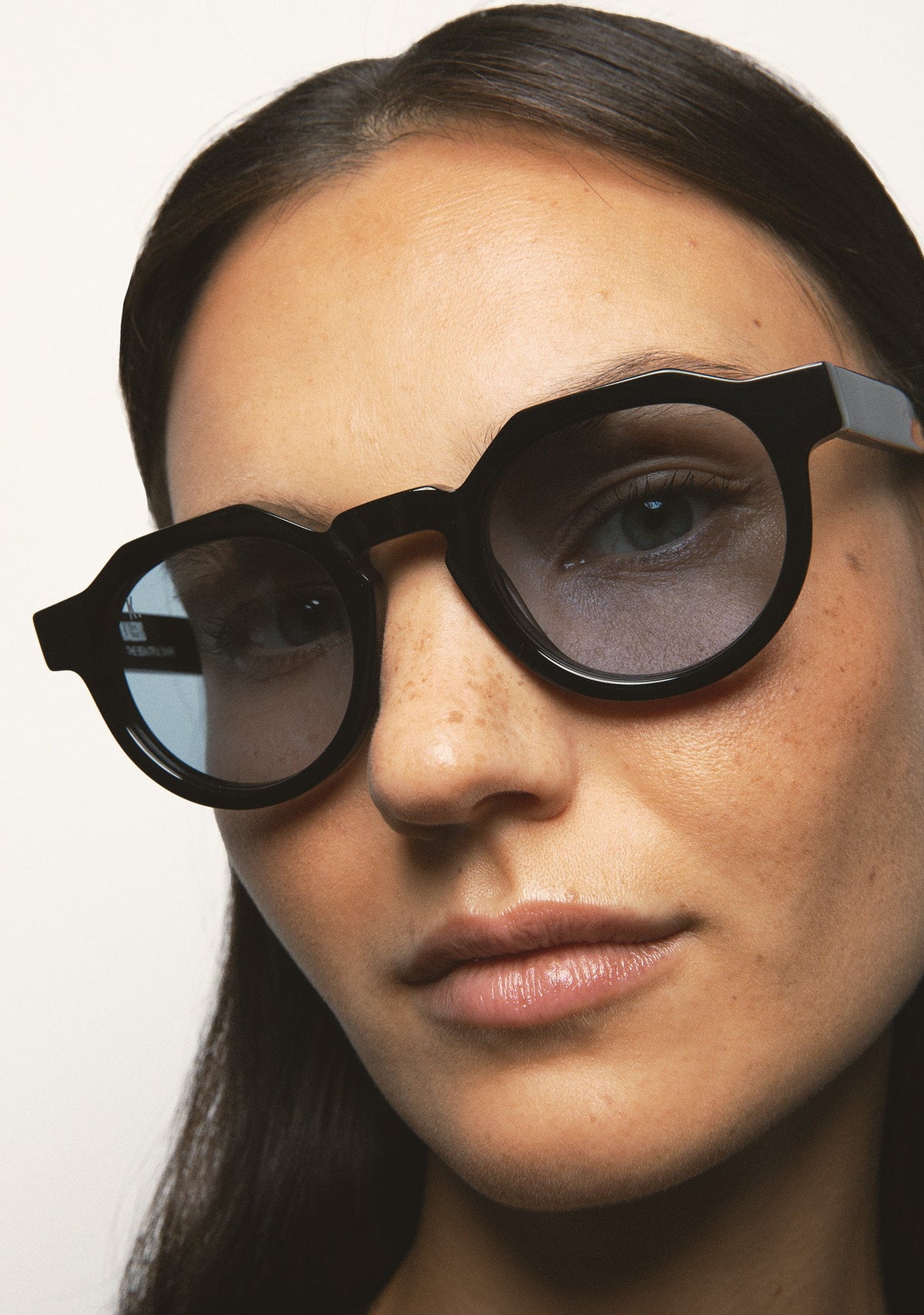 Lunettes pantos Kaleos Jaconelli noires, vue 3