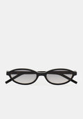 Lunettes de soleil ovales noires Kaleos Summerspring coloris 01 en acétate, vue 1
