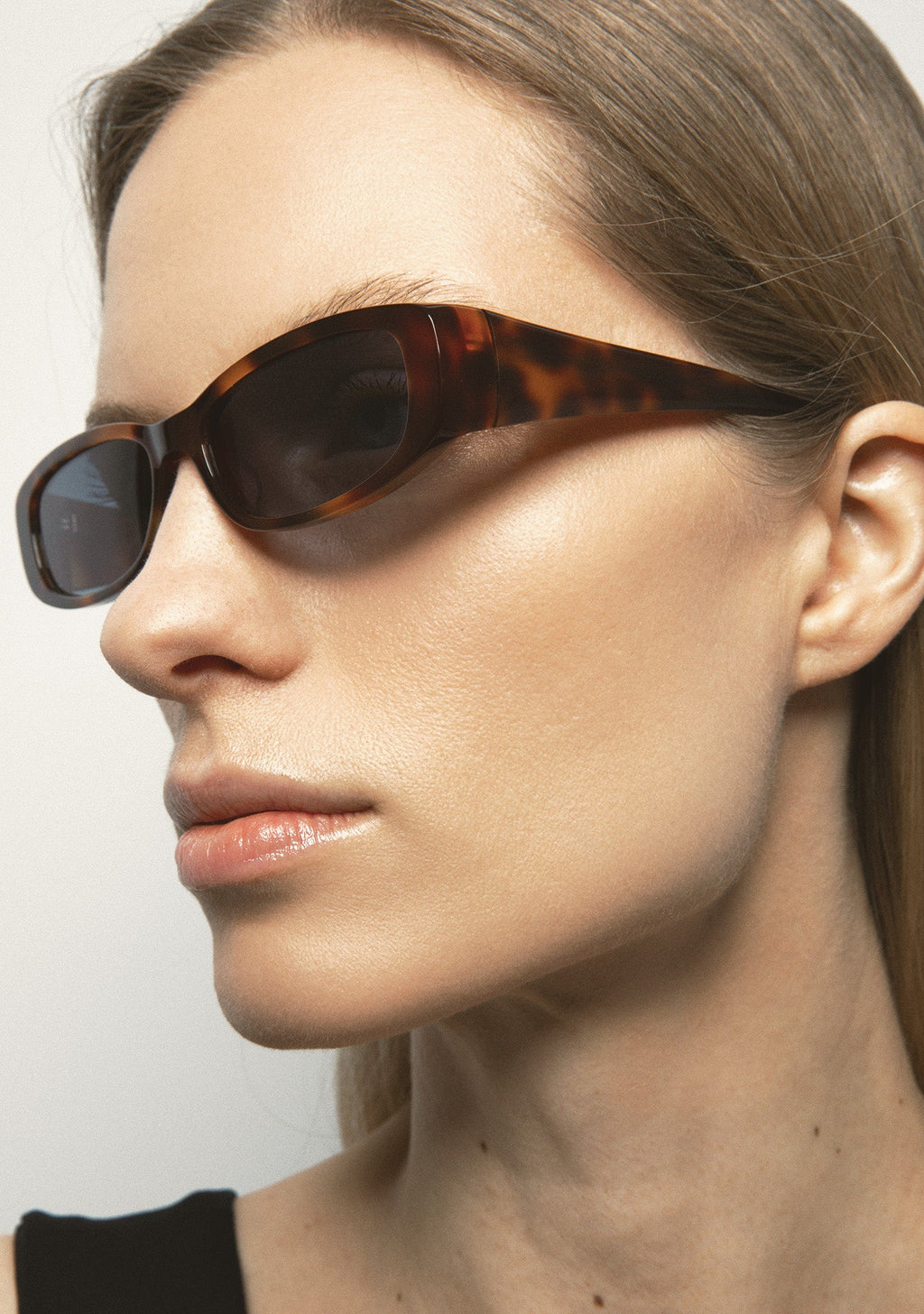 Lunettes rectangulaires Kaleos Minx havane, vue 5