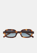 Lunettes de soleil rectangulaires Kaleos Lilly coloris 02 en acétate havane, vue 1
