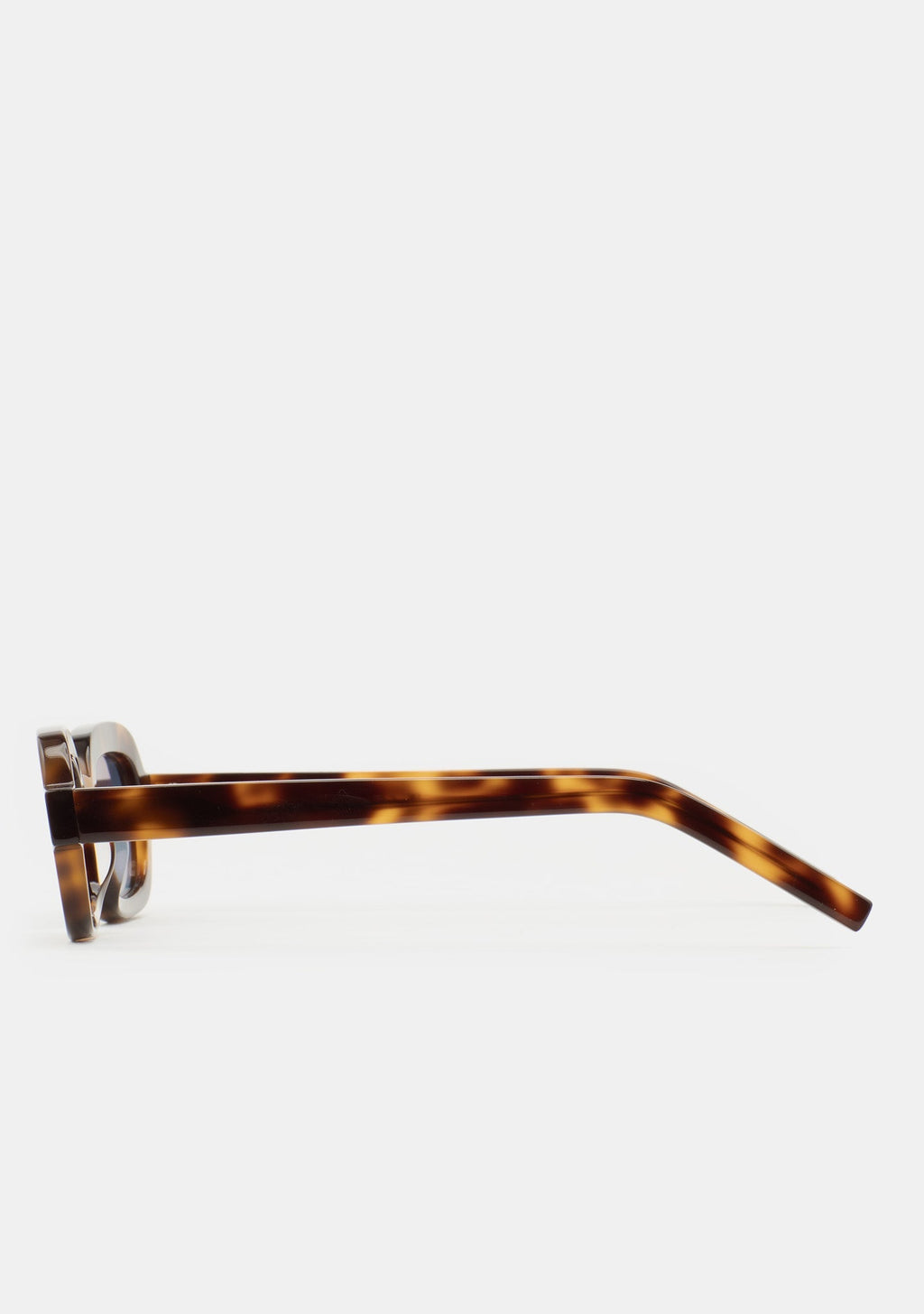 Branches havane avec logo doré des lunettes Kaleos Lilly, vue 4