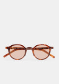 Lunettes de soleil pantos Kaleos Scott coloris 04 en acétate havane marron, vue 1