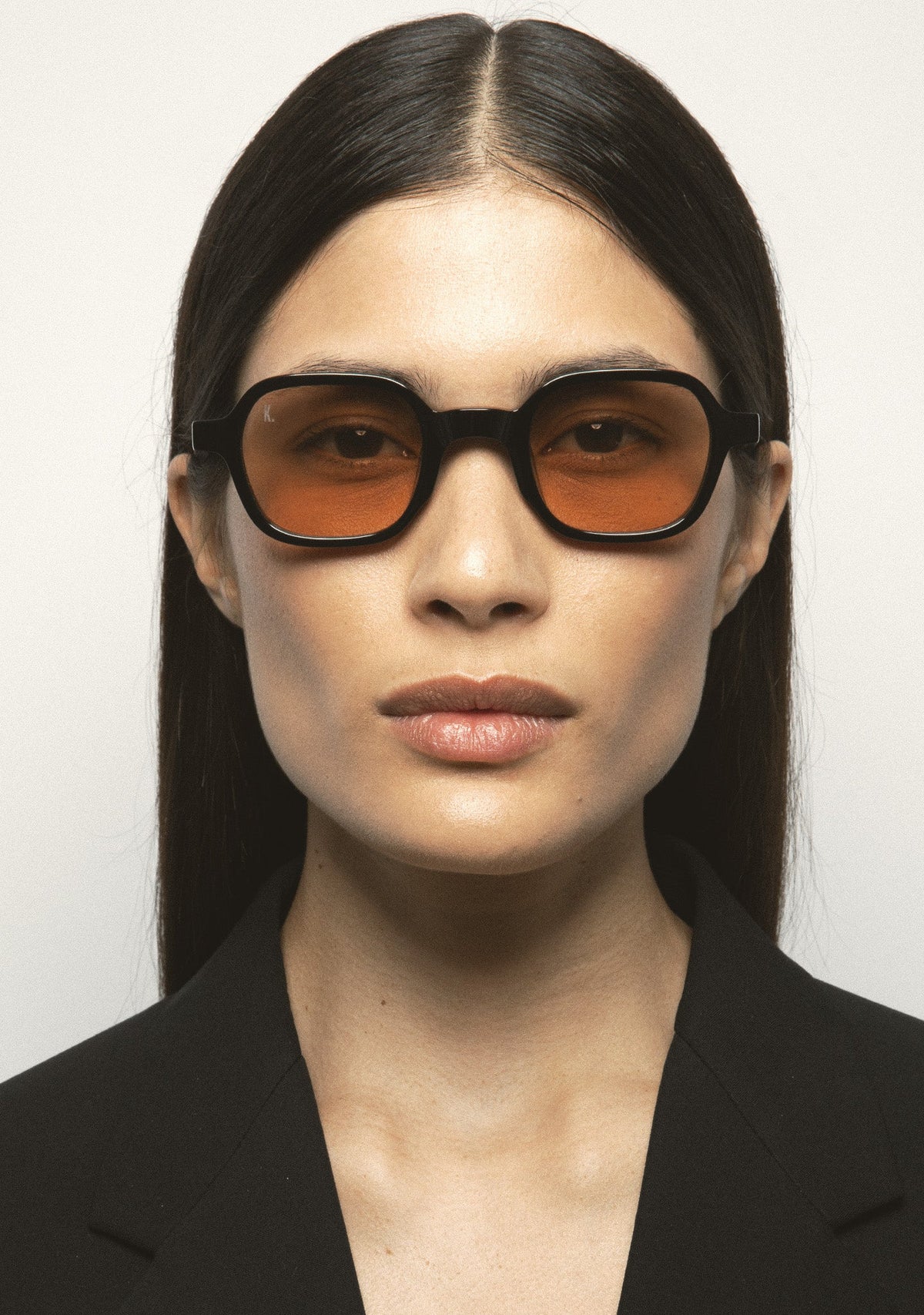 Lunettes carrées Kaleos Castillo noires, vue 3