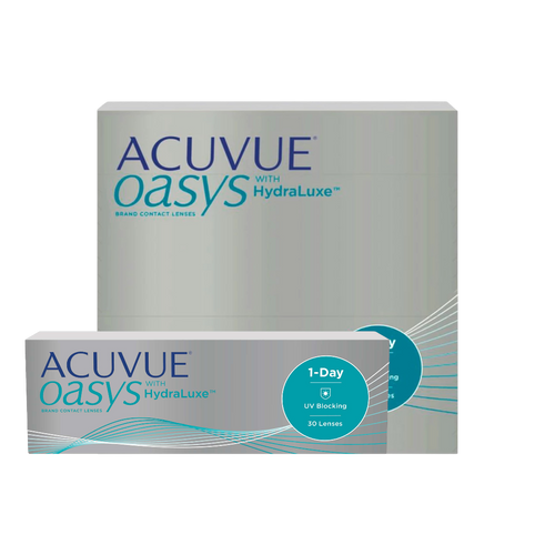 Boîte de 30 et 90 lentilles Acuvue Oasys 1-Day (HydraLuxe) par Acuvue