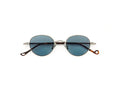 Lunettes de soleil Eyepetizer Chatham C.1-OP-2 - Face Argent Mat et Verres Bleu Foncé