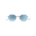 Lunettes de soleil Eyepetizer Hort C.1-26 - Monture argent et verres bleus dégradés