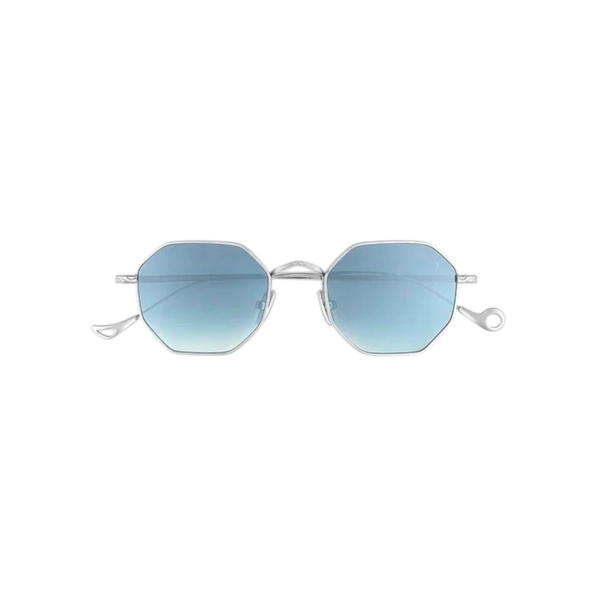 Lunettes de soleil Eyepetizer Hort C.1-26 - Monture argent et verres bleus dégradés