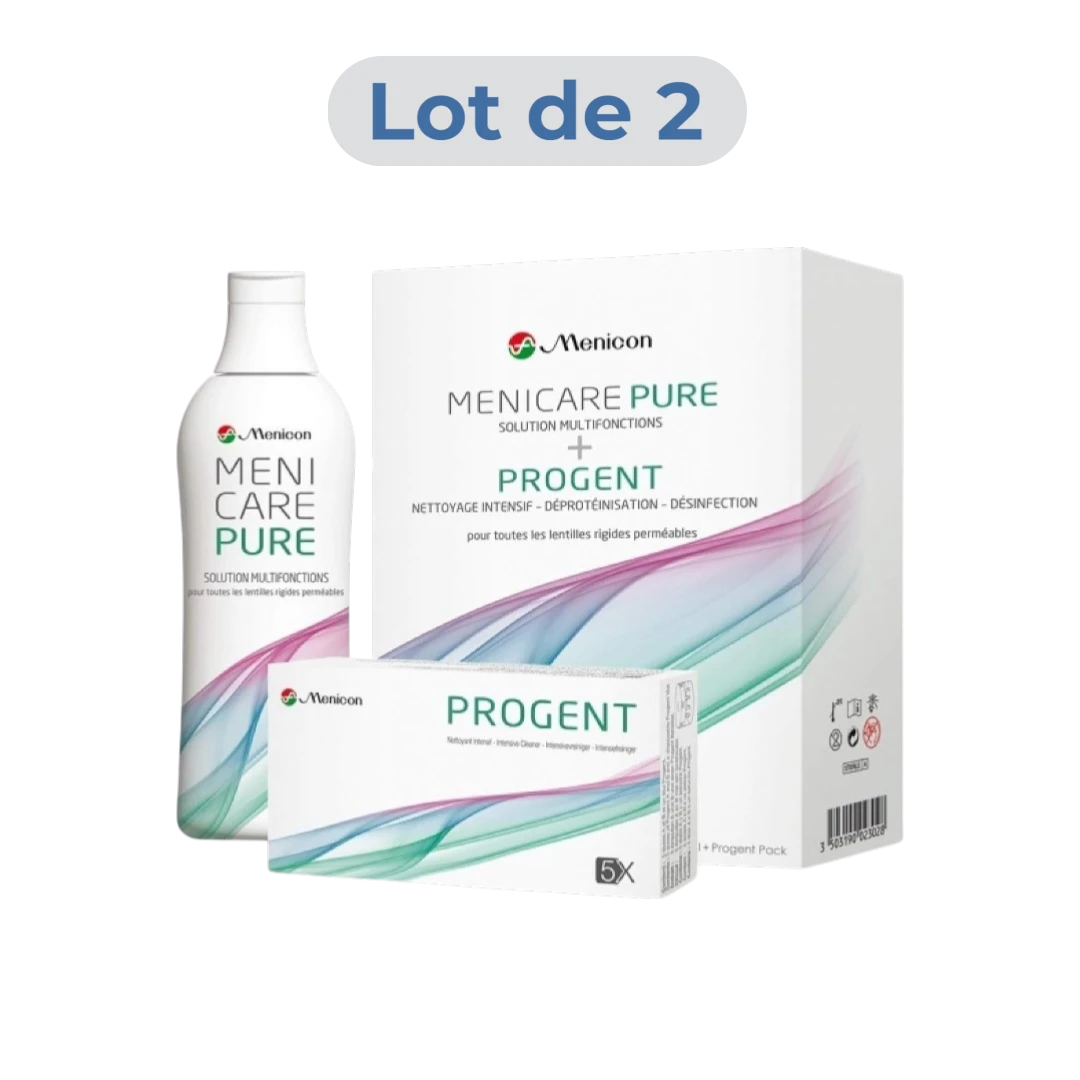 Pack MeniCare Pure + Progent lot de 2