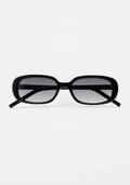 Lunettes de soleil Kaleos Stirling coloris 01 noir, acétate fait main, verres noirs dégradés catégorie 3, vue de face