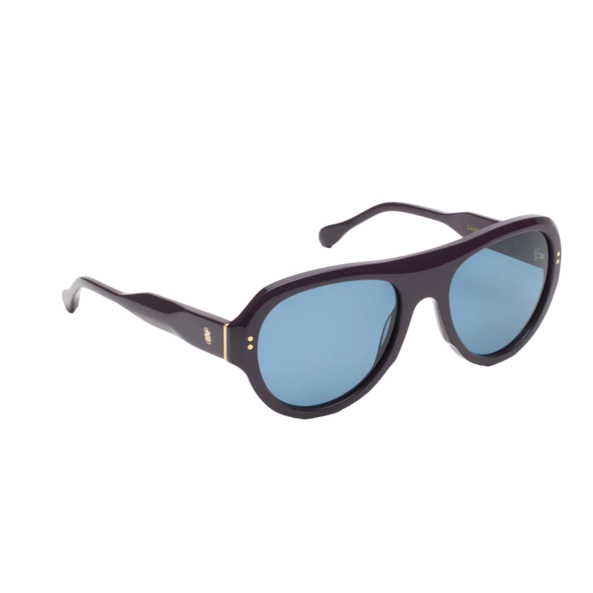 Lunettes de soleil Claris Virot Adonara galaxyite femme côté