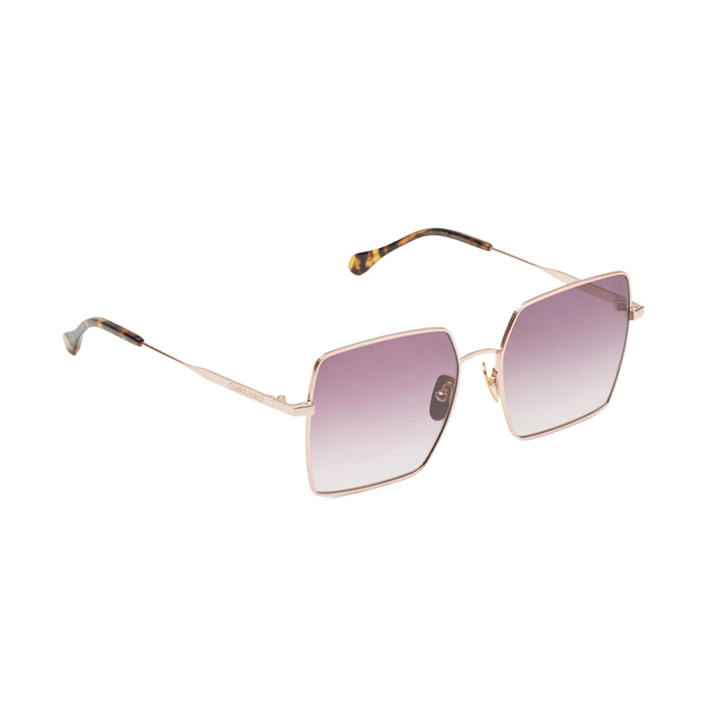 Lunettes de soleil Claris Virot Sumba bordeaux côté