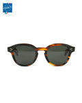 Lunettes de soleil Marmillon PO.60 caramel et café en acétate, Origine France Garantie
