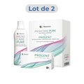 Système d'entretien complet Menicon : MeniCare Pure + Progent (Pack 1+1)