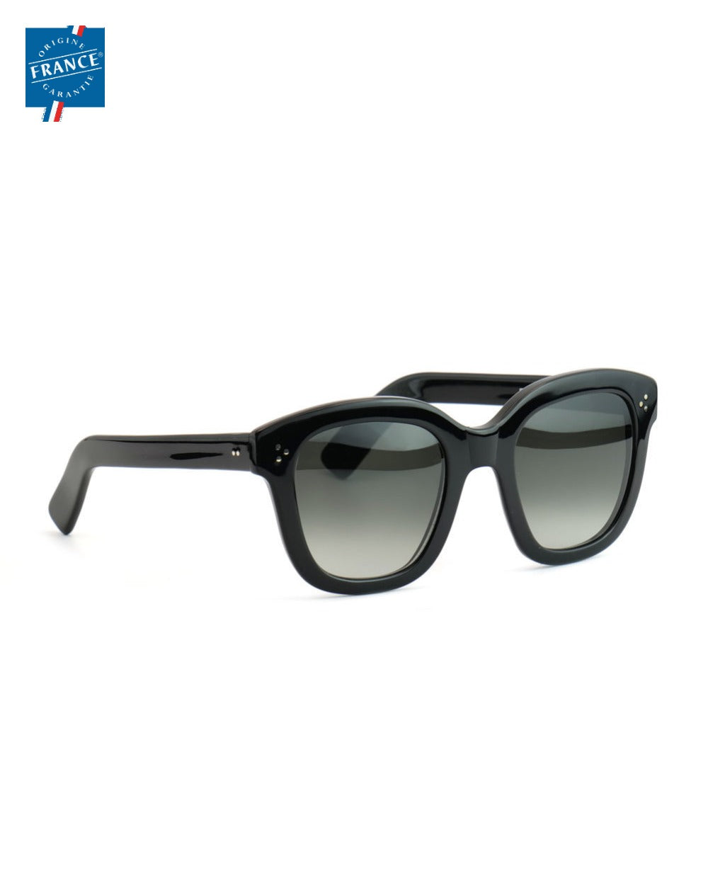 Lunettes de soleil Marmillon FMS.0117 Noir, vue de côté - Origine France Garantie