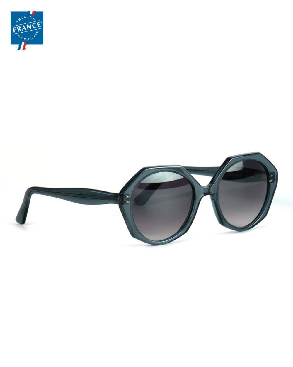 Lunettes de soleil Marmillon FMS.0622 Gris orage, vue de côté - Origine France Garantie
