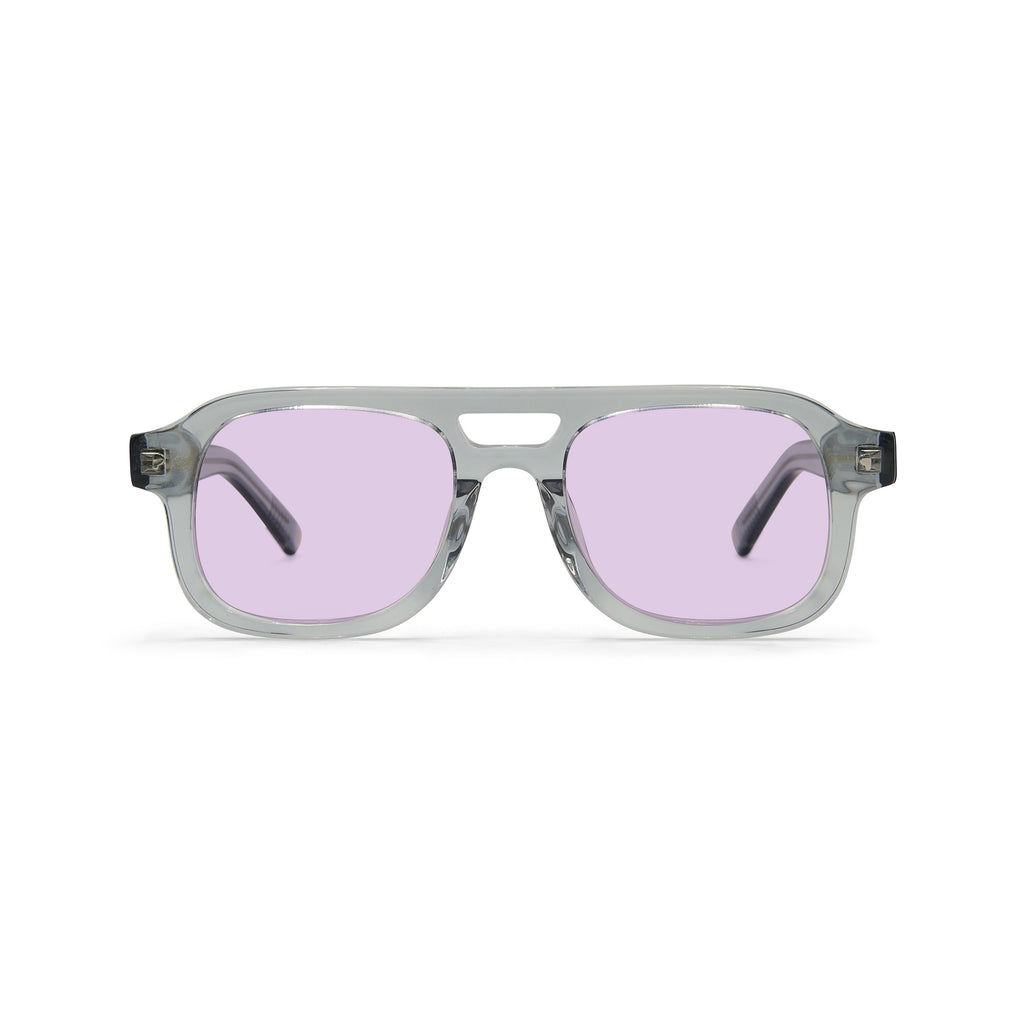 Lunettes Pawa Eyewear VEGETA Storm - Forme Pilote en Acétate avec Verres Purple - RP Opticiens