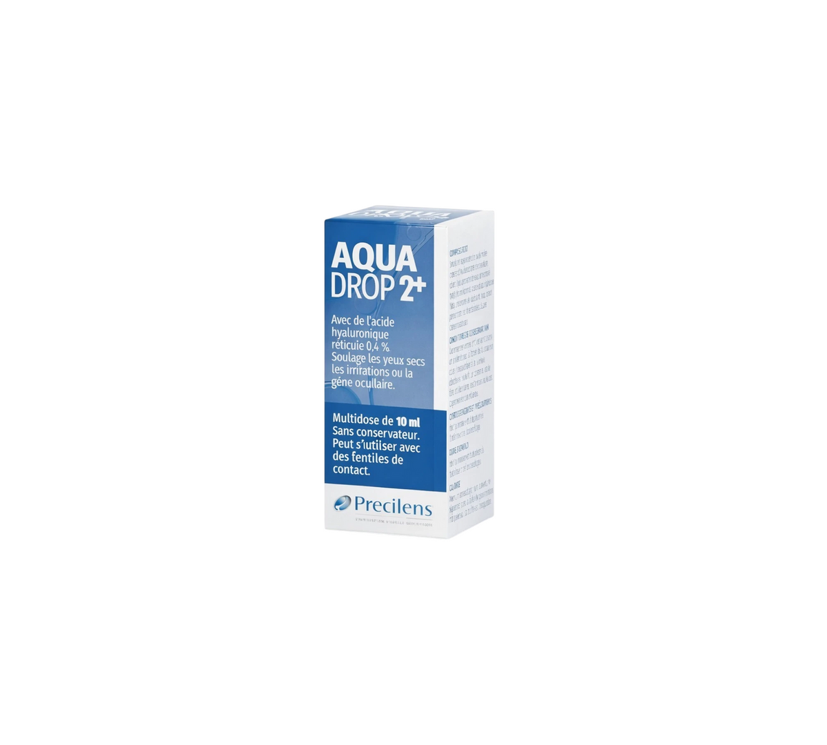 Gouttes de confort Precilens AquaDrop 2+ flacon 10 ml